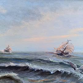 Полет над водой. Проект "Сказочные миры ZhNataly"