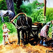 Композиция на тему "Лето в деревне"