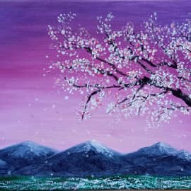 Цветущая вишня