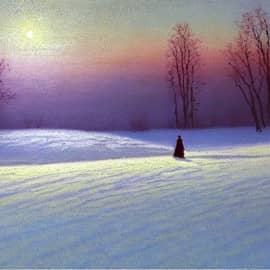 Картина "На рассвете"