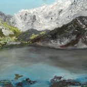 Горное озеро, художник Ирина С.