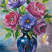 Цветы в вазе 2