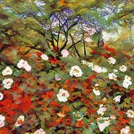 Белые пионы.