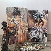 Новогодняя ночь (4), художник Чернова Ольга