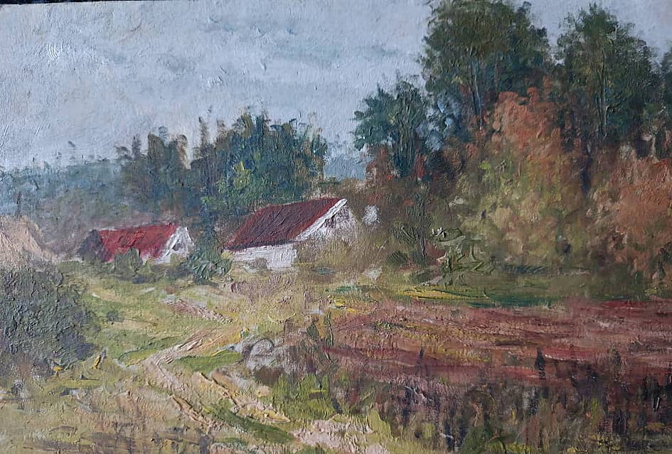 Этюд Сентябрь на Валдае.