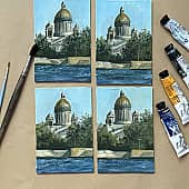 Небольшой Исаакиевский (1), художник Надежда Гундакова