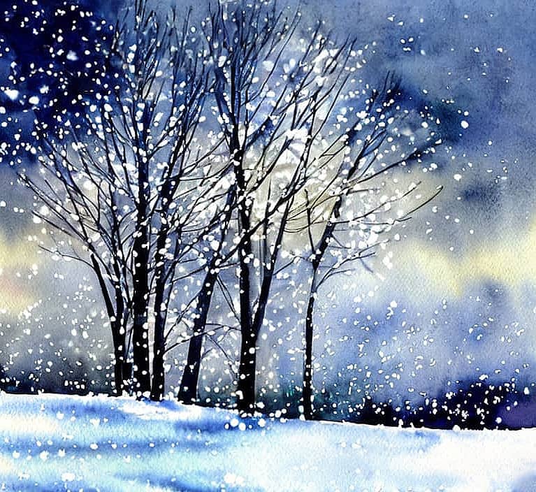 Картина "Снежный вальс"