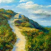 Горная извилистая тропа