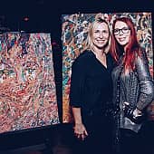 Картина Вихрь чувств Абстрактное лицо девушки Екатерина Лебедева художник (3), художник Екатерина Лебедева