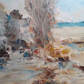 Октябрь. Речка Молодоевка