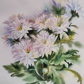 Букет хризантемы