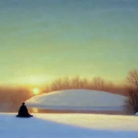 Картина "Встреча нового дня"