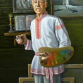 Славянин (Автопортрет), художник Геннадий Литвиненко