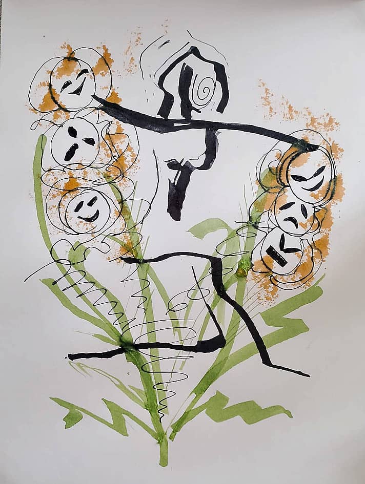 Ложь (из серии "Образы эмоций и грехов")