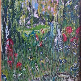 На краю берёзовой рощи