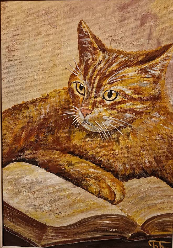 Кот учёный...