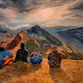 Утро в горах