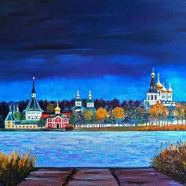 Валдай. Иверский монастырь.