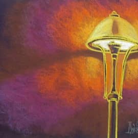 Жёлтая лампа