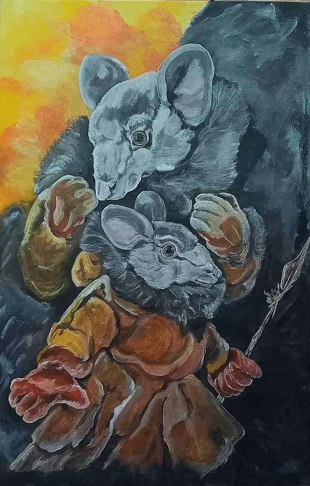 Сказочная Мать всех мышей и Мышка- воин