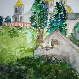 Этюд Храм Воскресения Христова