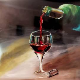 Бокал с вином