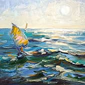 Лодочка. Пленэр ZhNataly