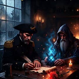 Иллюстрация к стихотворению "     (𝟙𝟜𝟠𝟝)"