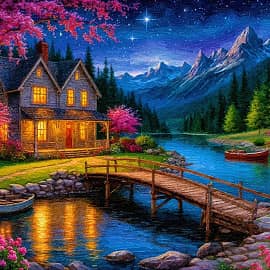 Весенняя ночь.