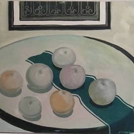 Натюрморт в зелёном кафе