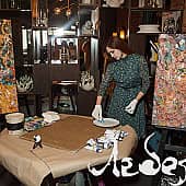 Картина Вихрь чувств Абстрактное лицо девушки Екатерина Лебедева художник (1), художник Екатерина Лебедева