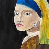 Девушка с сережкой