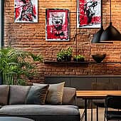 Красное и белое. Петух. (2), художник Юлия  Шпак