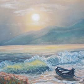 Морской пейзаж.