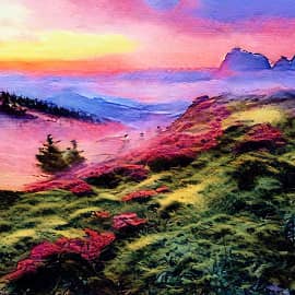 Туманный рассвет.