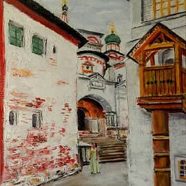 В монастыре