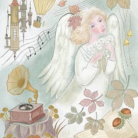 Осенний ангел (в цвете)