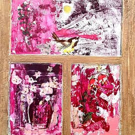 В этой точке ,где кончается закат. Из серии "Окна".