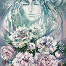 Букет пионов