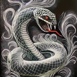 Хищный взгляд змеи