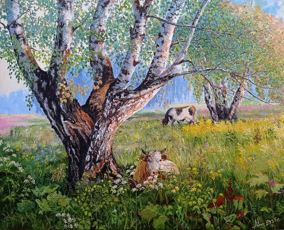Летний день к закату