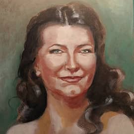 Женский портрет, этюд