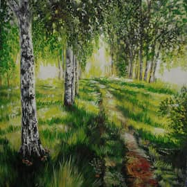 Березовая роща.