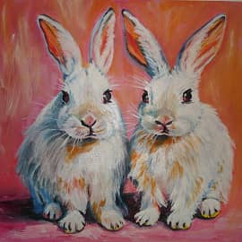 Зайки пушистые.