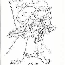 Художник (Из серии "Обыкновенные чудики")