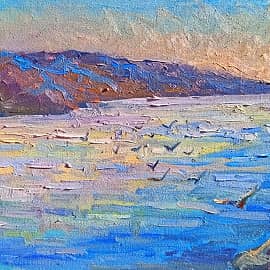 Этюд с чайками. Пленэр ZhNataly