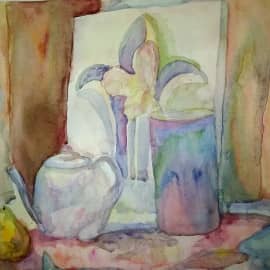 Натюрморт в пастельных тонах