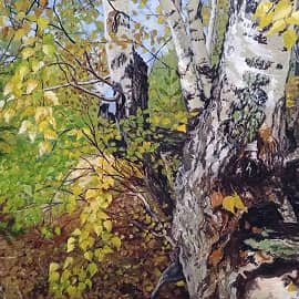 В осеннем лесу