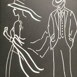 Она прошла, духов оставив лёгкий флёр