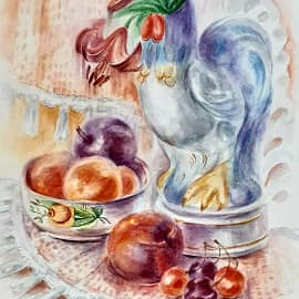 Акварельный натюрморт